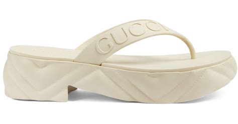 gucci rubber slingback shoes